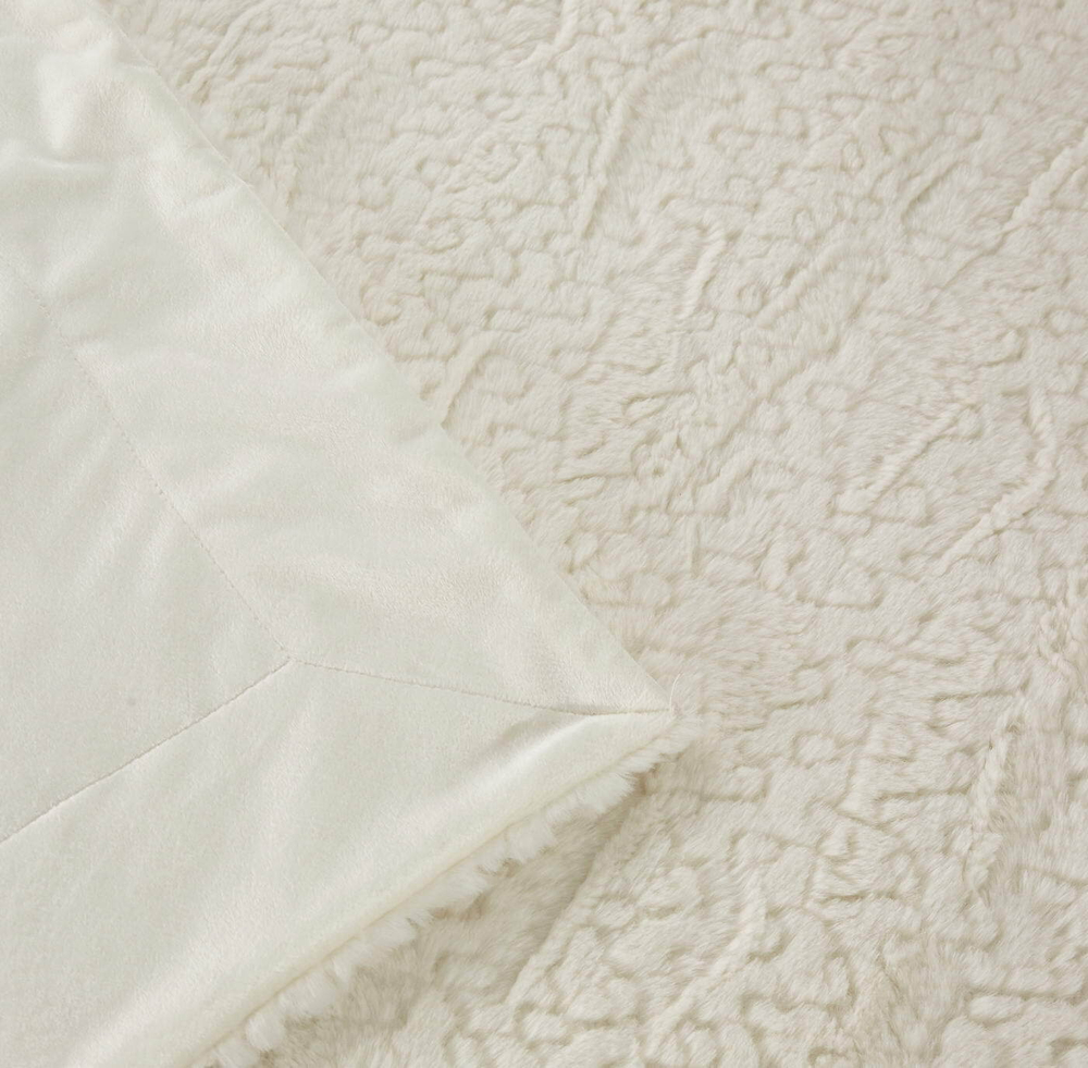 Плед 210х230 Sofi De MarkO Теодор белый