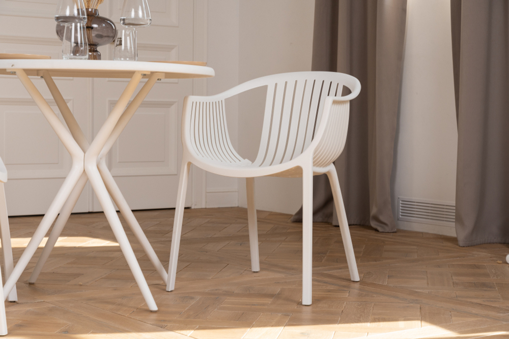 Стол пластиковый Stepp ТЕОРИ круглый (белый)