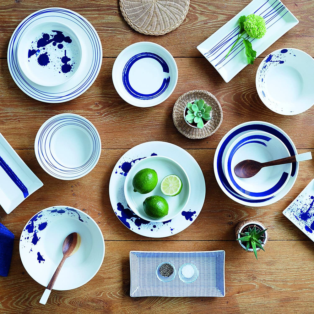 Royal Doulton Тарелка для завтрака Pacific 23 см с точками