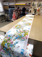 7м. Скатерть дорожка на стол тканевая, 100% хлопок, плотн- 226, шир.-50 см, отрез 50 х700 см