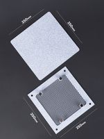 Вентиляционная решетка РД 250х250 Белое Серебро