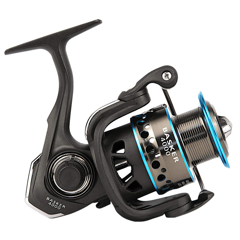 Катушка Kaida Basker 4000 bb5+1 (5.2:1) 269г 0.28/0.30/0.35мм-175/155/115м Фидерная, Мет.шпуля