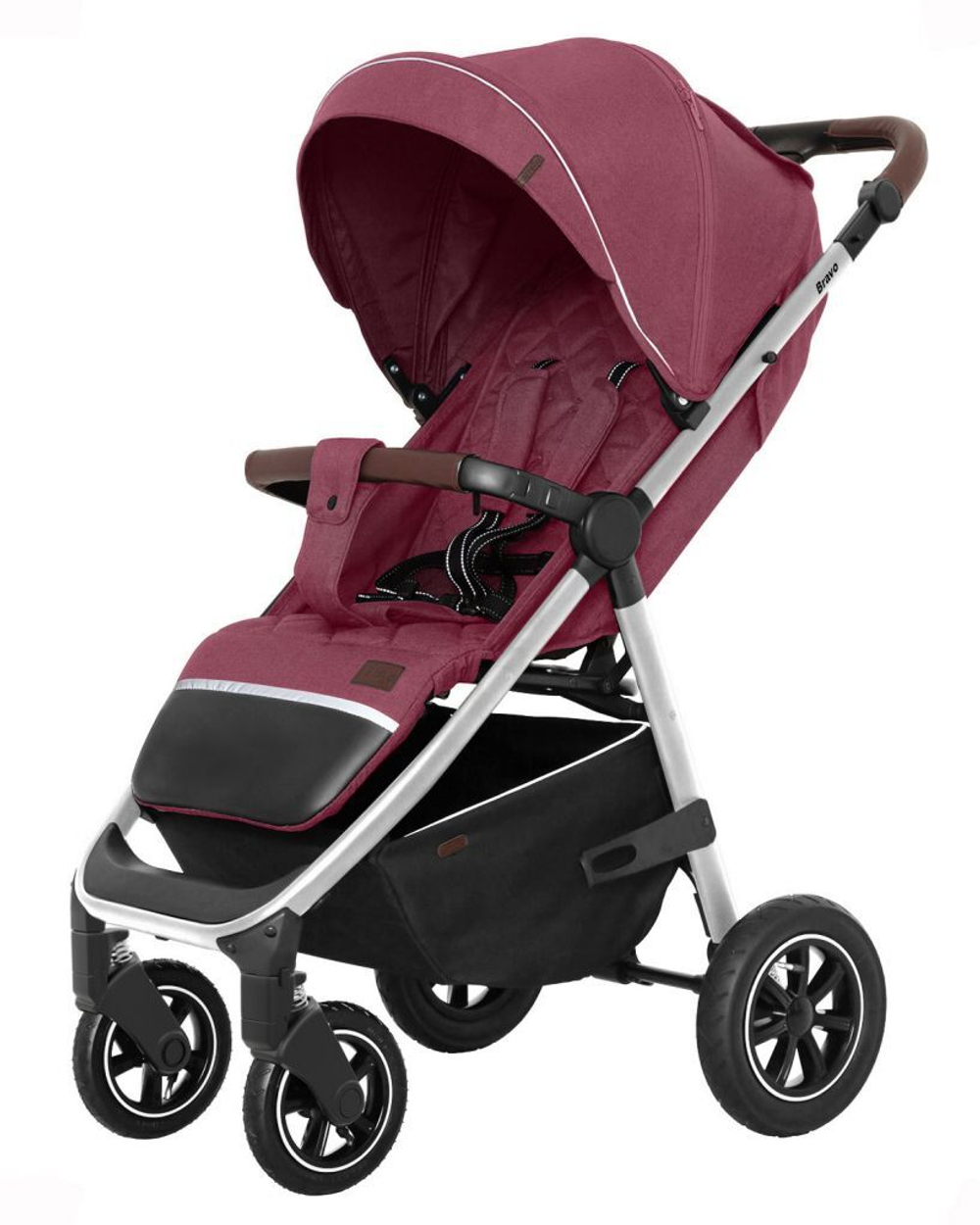 Коляска прогулочная Carrello Bravo Air CRL-5512, Chili Red / Бордо