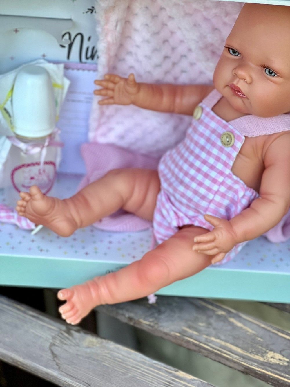 Кукла Реборн Nines 45см Rubi виниловая (N0202)