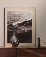 Керамическая ваза Orelin в черно-белом цвете 39 см