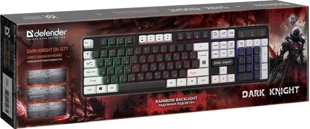 Клавиатура Defender Dark Knight GK-077 черный