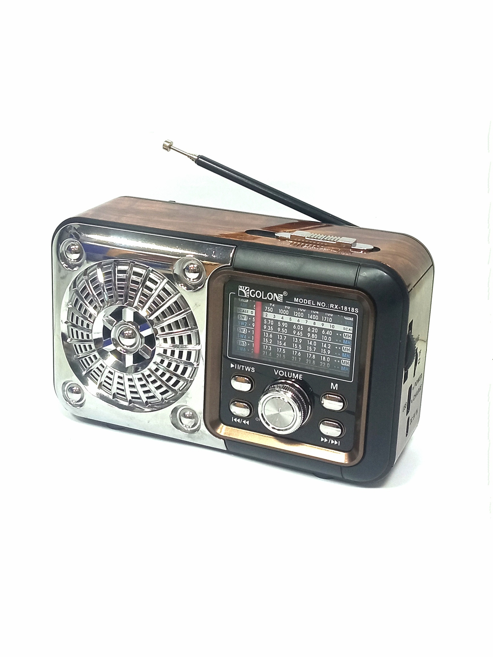 Радиоприемник с MP3 плеером+Solar panel Golon RX1818S