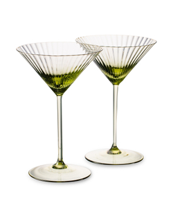 Набор бокалов для мартини 2 шт 210 мл Anna Von Lipa Лион зеленый