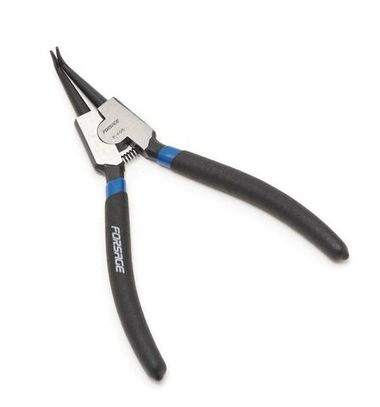 Съемник наружных стопорных колец изогнутый 90° ''Profi''7''-180мм, в блистере Forsage F-405