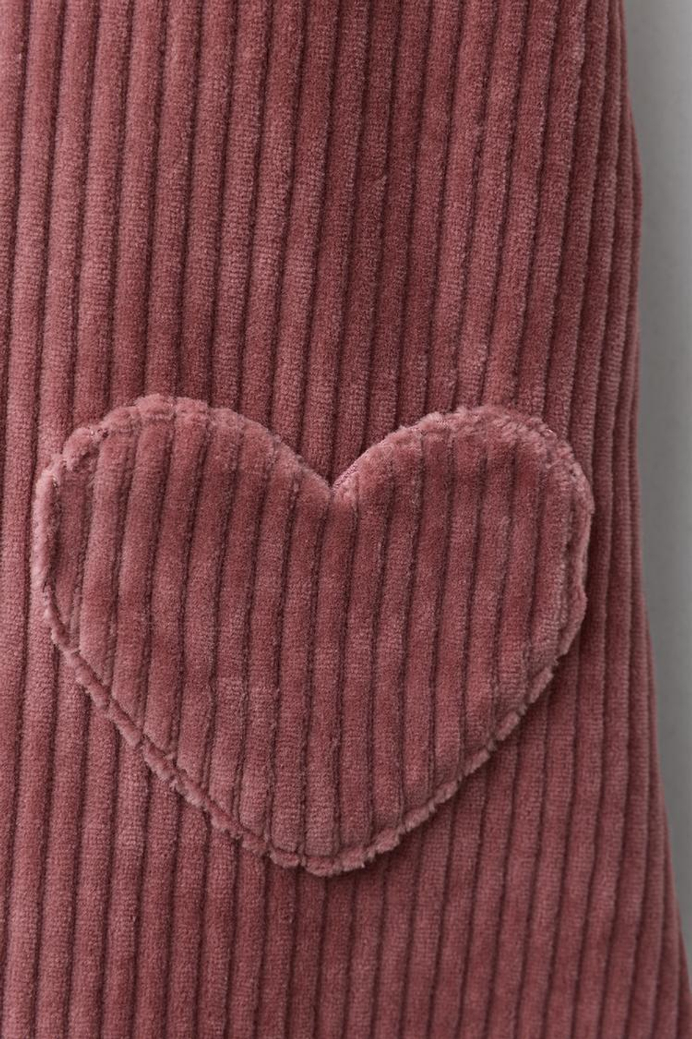 ZARA САРАФАН С КАРМАНАМИ-СЕРДЕЧКАМИ, РОЗОВАТЫЙ