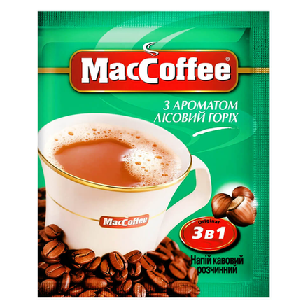 Кофе MacCoffee Hazelnut 3в1 20 гр