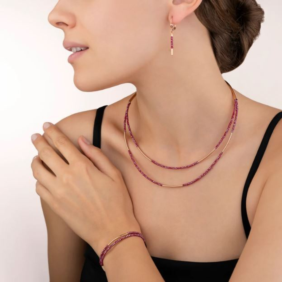 Колье Coeur de Lion Red 4998/10-0300 цвет красный