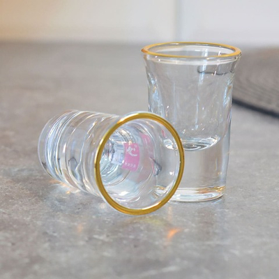 Набор стопок 6шт 12мл "Золотой край", 302/00