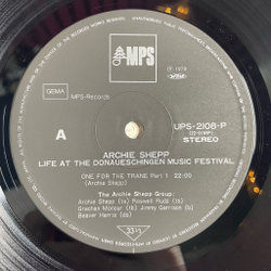 Винтажная виниловая пластинка LP Archie Shepp Life At The Donaueschingen Music Festival (Japan 1979) (Obi)