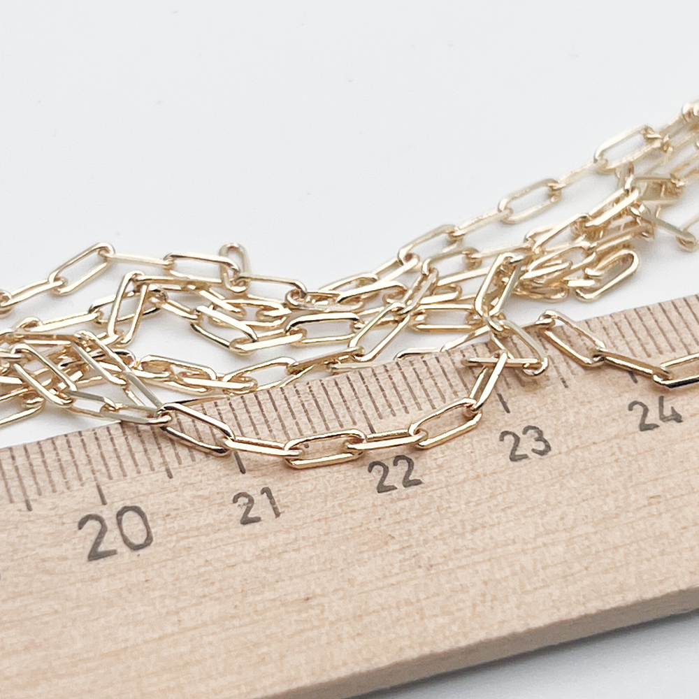 Цепочка, цвет золото, размер звена 6*2 мм, цена за 50 см