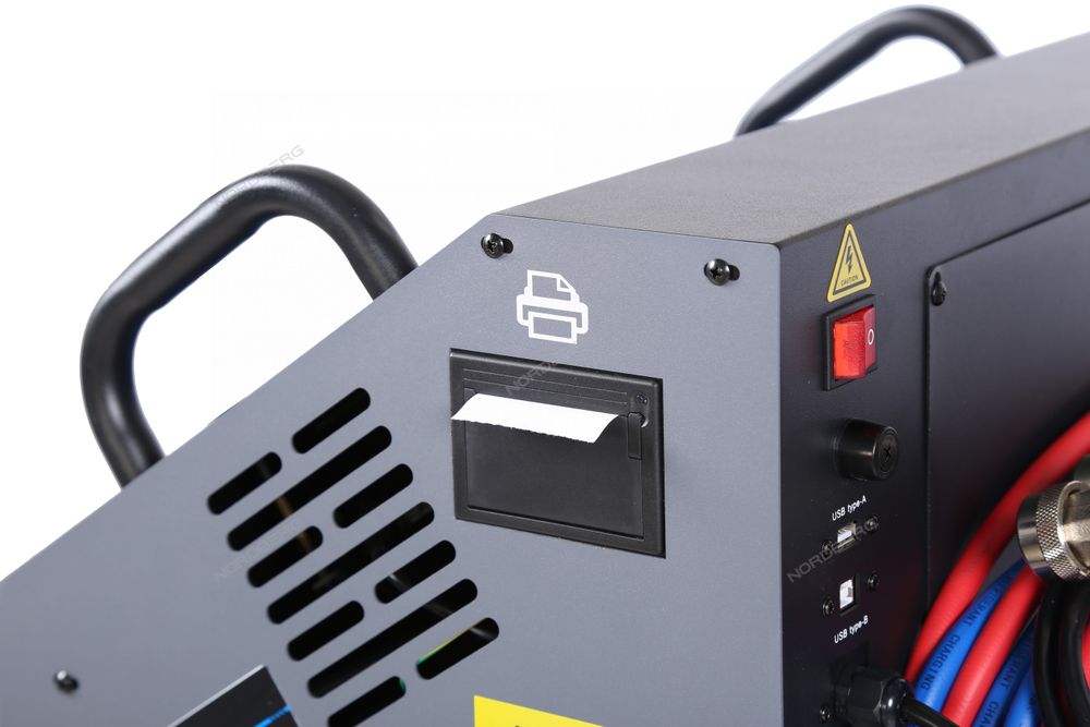 Установка автомат для заправки кондиционеров автобусов с ручным впрыском масла NORDBERG NF39