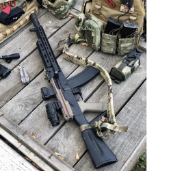 Алюминиевое тактическое цевье Н-3 на АК-74, АК-105, ВПО 209, TG2, Тактические Идеи