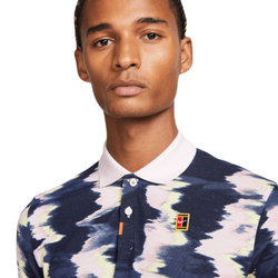 Мужское теннисное поло Nike Print Slim-Fit Polo - разноцветный