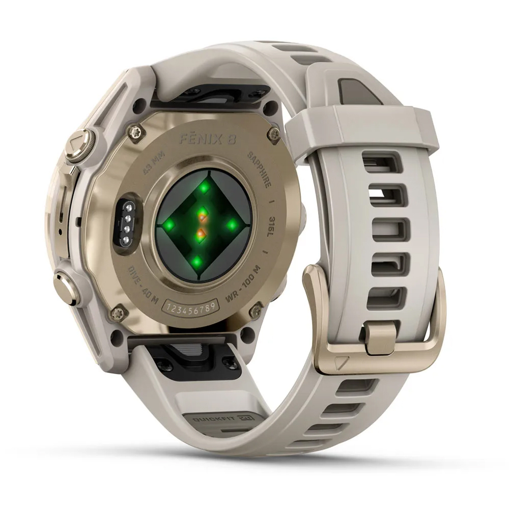 Смарт-часы Garmin Fenix 8 Amoled 43 мм Sapphire Fog Grey 010-02903-11