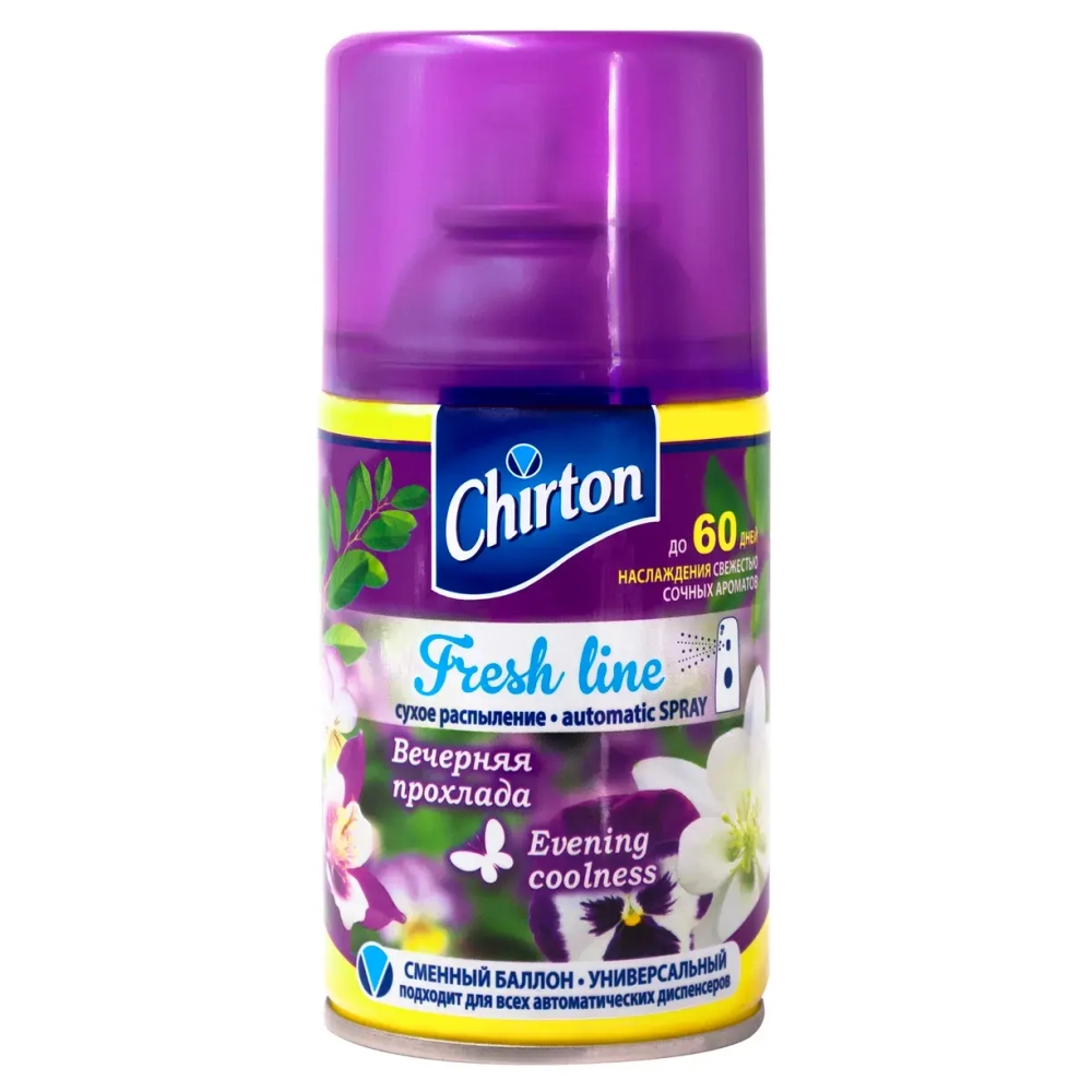 Освежитель воздуха для автоматического диспансера 250 мл Chirton Fresh Line