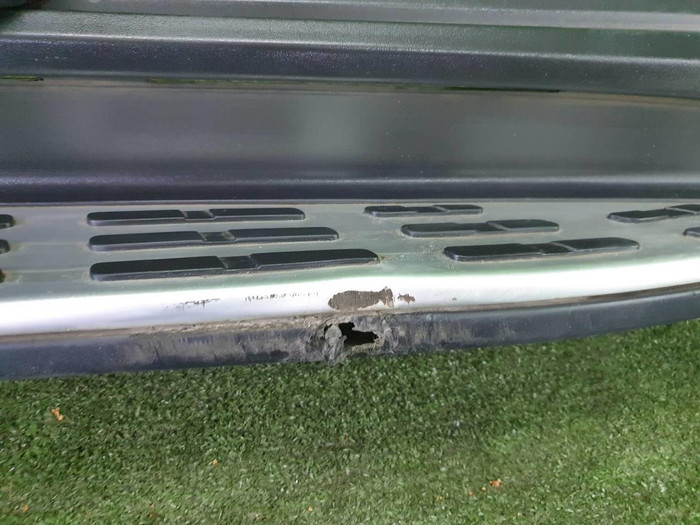 Накладка порога правая Mercedes GLS X167 (2019-н.в.)