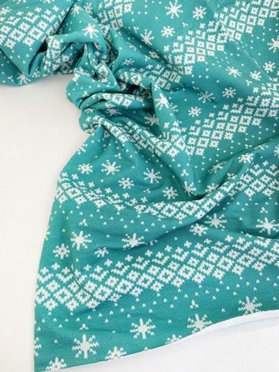 ВЯЗАНКА №6 - Футер 2х-нитка с лайкрой, пенье