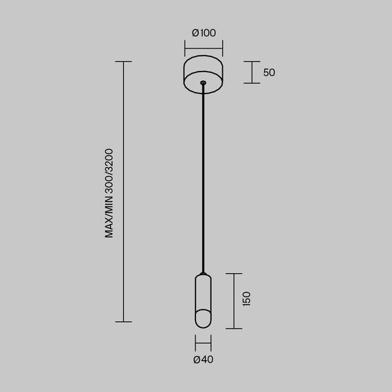 Подвесной светильник Maytoni Modern Bell MOD534PL-L4B3K1
