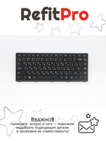 Клавиатура для ноутбука Lenovo S300 раскладка - русская, без подсветки, черная (25208605), оригинал