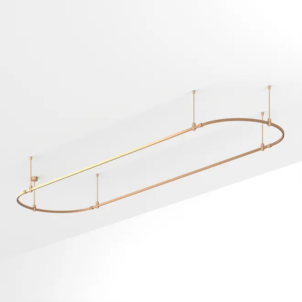 Основание ART-APRIORI-OVAL-ROD-400-4000x1000 (GD) (Arlight, IP20 Металл, 3 года) 054529