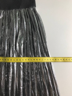 Юбка-плиссе блестящая, визуально 44 размер