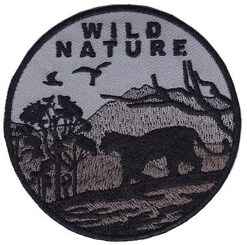 Нашивка Дикая природа - Азия (7.2 х 7.2 )