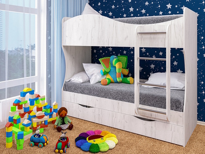 Кровать двухъярусная "КУЗЯ"