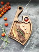 Доска деревянная для подачи сервировочная