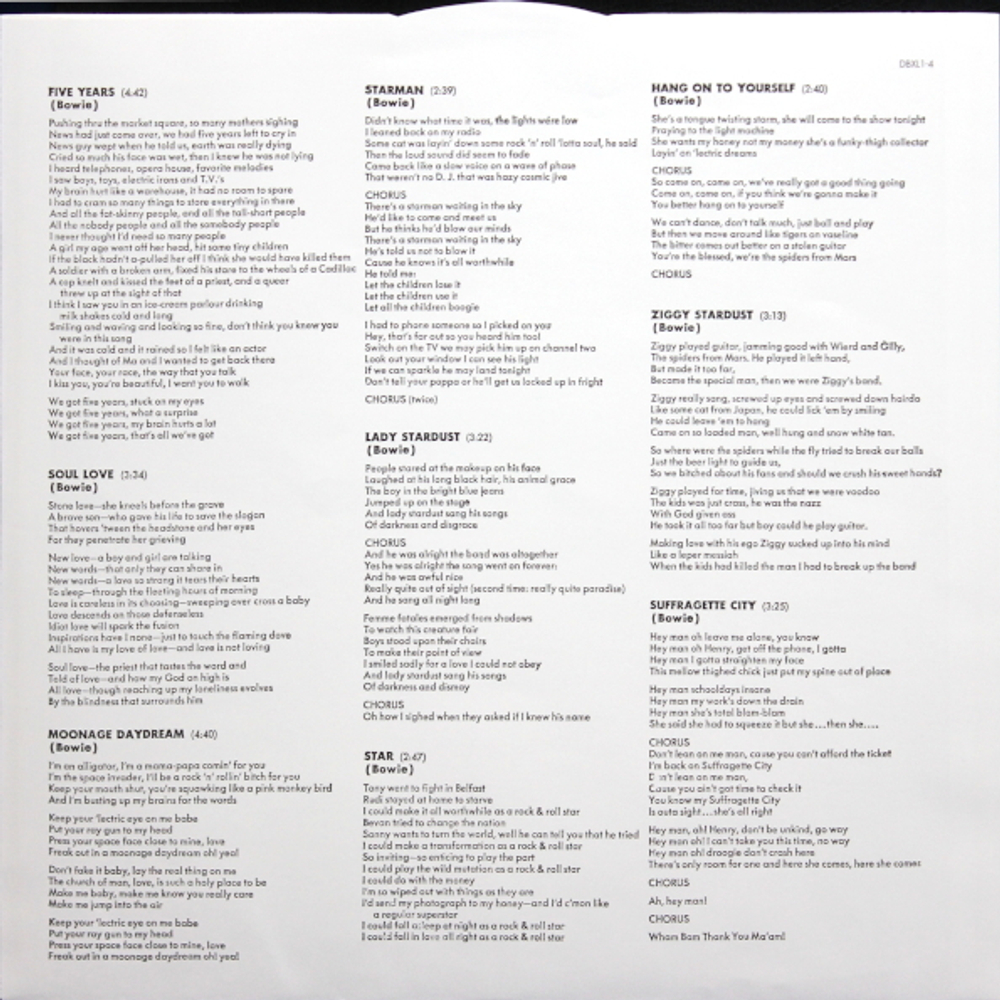 David Bowie / The Rise And Fall Of Ziggy Stardust And The Spiders From Mars (LP)