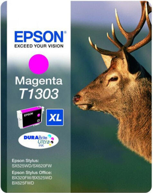 Epson Stag Singlepack Magenta T1303 DURABrite Ultra Ink C13T13034010