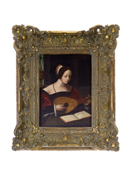 GLASAR Панно Мария Магдалина с лютней