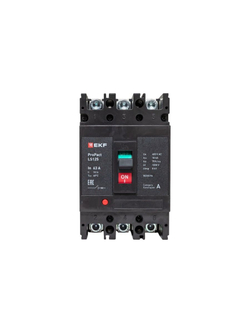 Выключатель автоматический 3п 63А 18кА LS125 ProPact EKF mccb-125-18-3-63-ls
