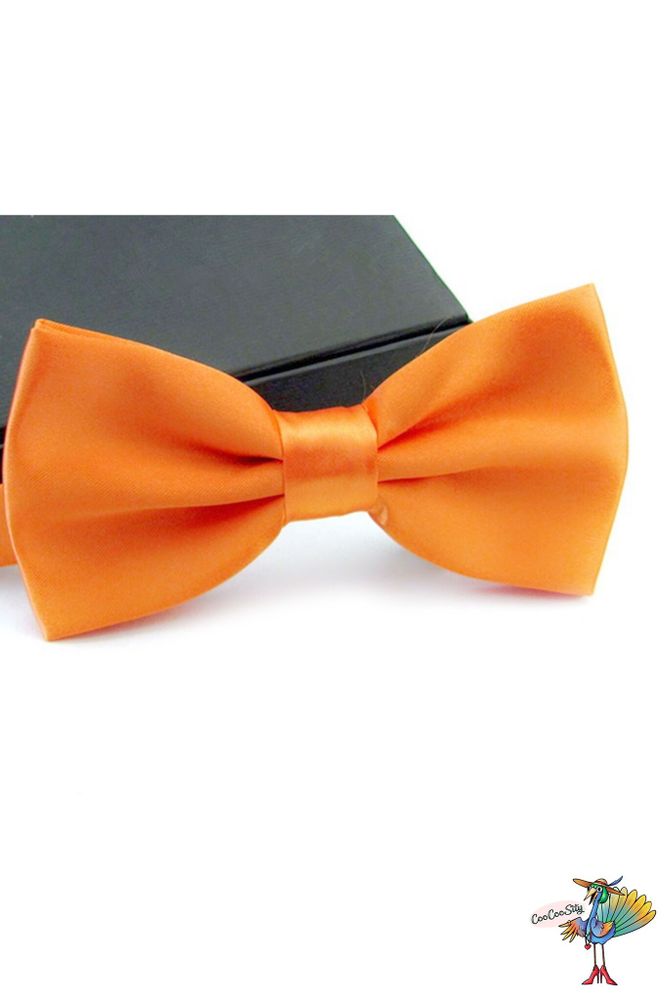 галстук-бабочка Оранжевая, L005