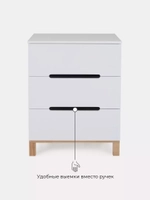 Комод пеленальный Rant Indy Mini 600/3 Cloud White