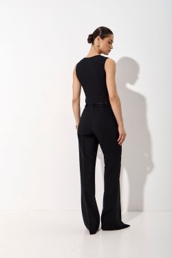 Жилет костюмный черного цвета