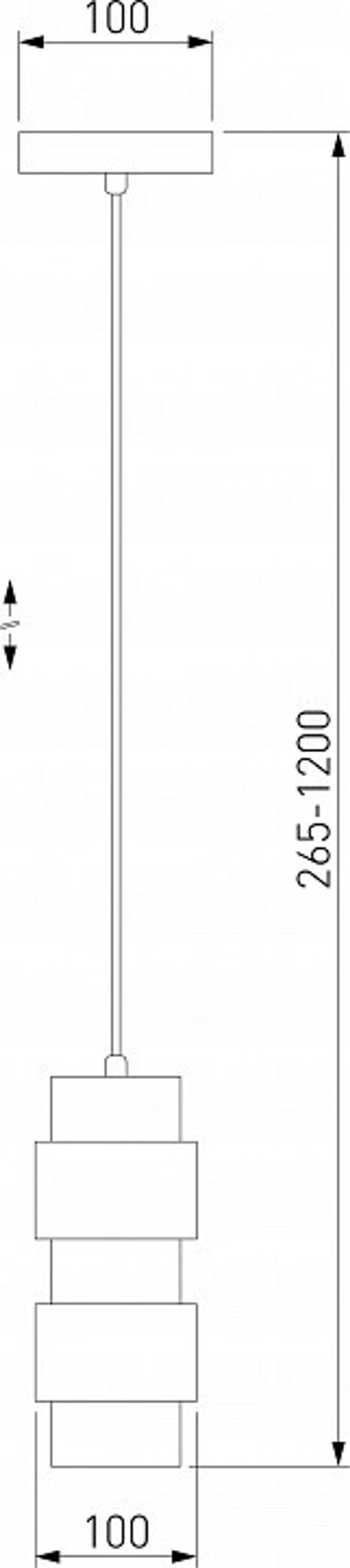 Подвесной светильник Eurosvet Mark 50235/1 никель