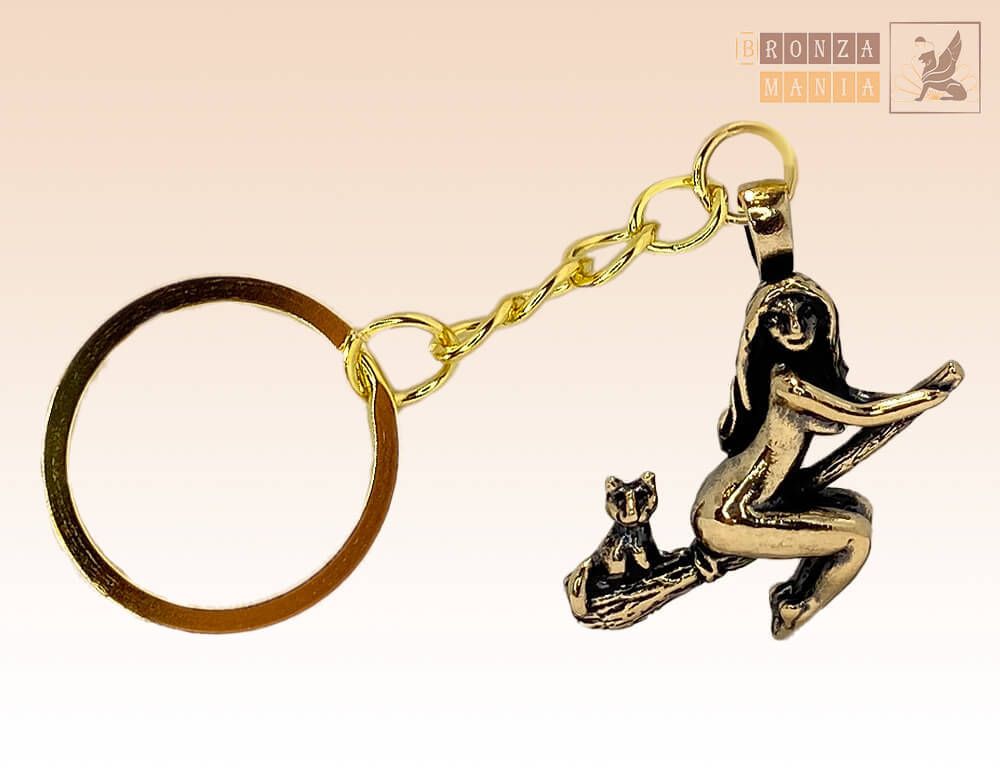 брелок Ведьма на метле