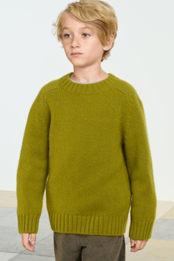 ZARA ТРИКОТАЖНЫЙ СВИТЕР, ОЛИВКОВО-ЗЕЛЕНЫЙ