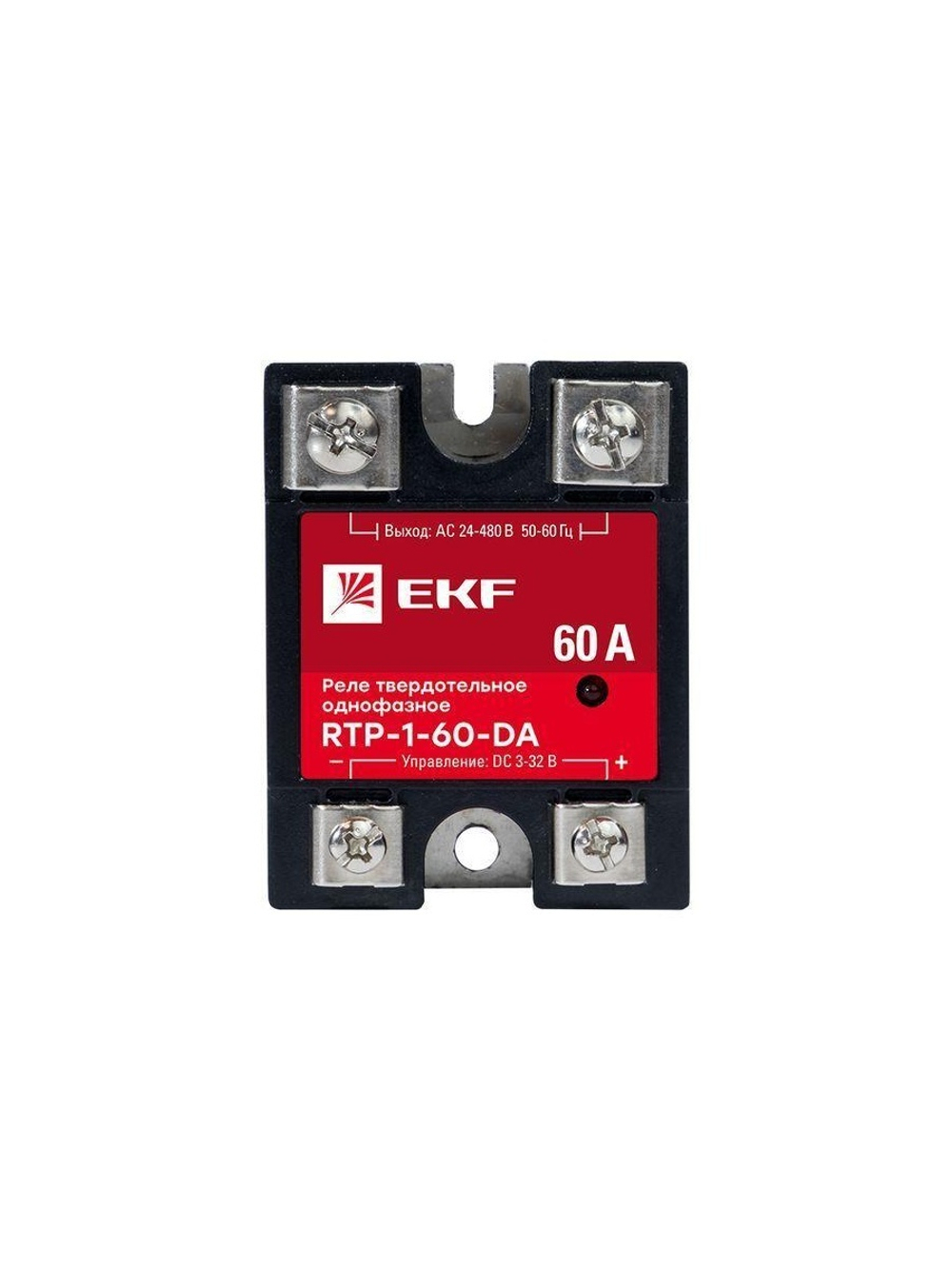 Реле твердотельное однофазное RTP-60-DA PROxima EKF rtp-1-60-da
