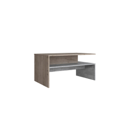 Дублин Стол журнальный дуб крафт серый/цемент