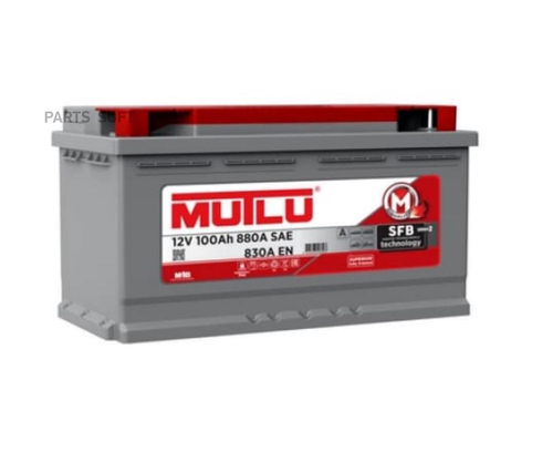 Аккумулятор 6СТ-100 А.ч., о.п., R+,  MUTLU DIN TYPE SERIE 2