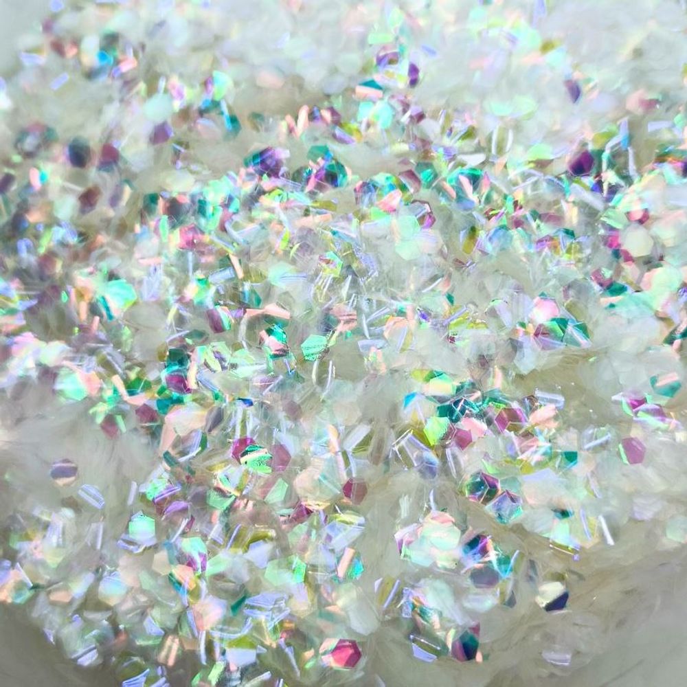 Чешуйки изогнутые прозрачные Хамелеоны 15 - для литья изделий из смолы, творчества, рукоделия, декора, украшения...