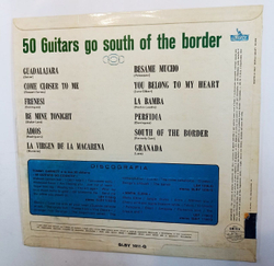 Винтажная виниловая пластинка The 50 Guitars Of Tommy Garrett 50 Guitars Go South Of The Border (Germany 1962)