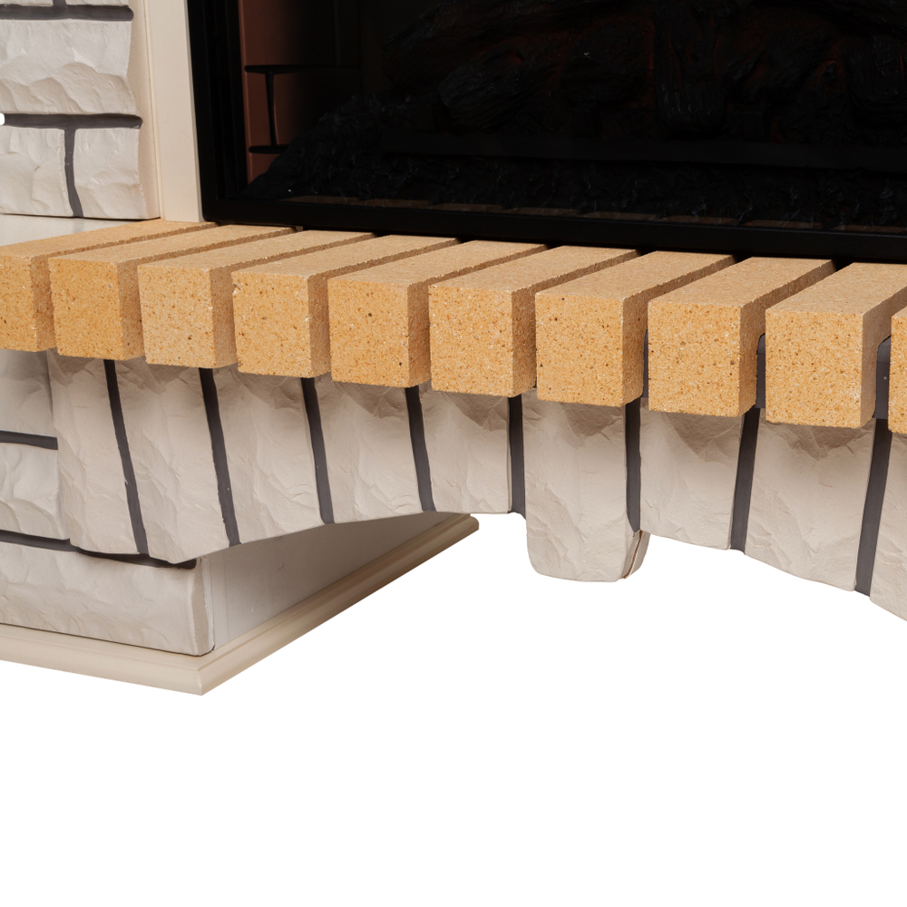 Каминокомплект Real Flame Country 26 WT с очагом Moonblaze Deluxe Black