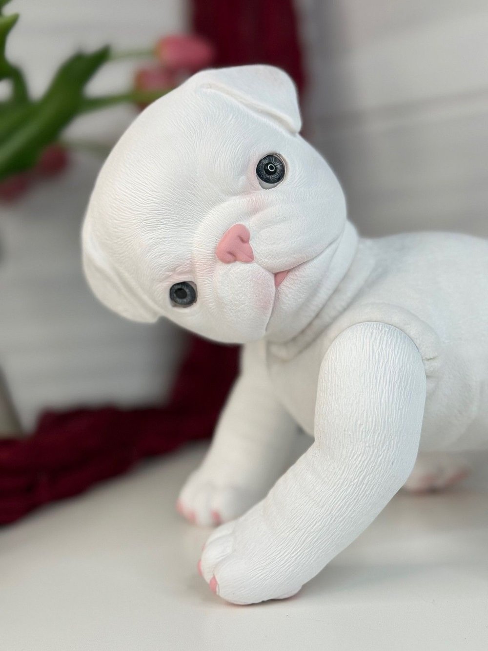 Игрушка мягконабивная 35см AniReal Бульдог (60111)